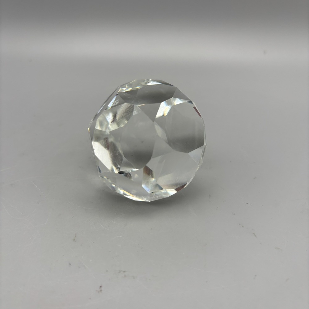 Vintage Swarovski Crystal Sphere Paperweight Clear